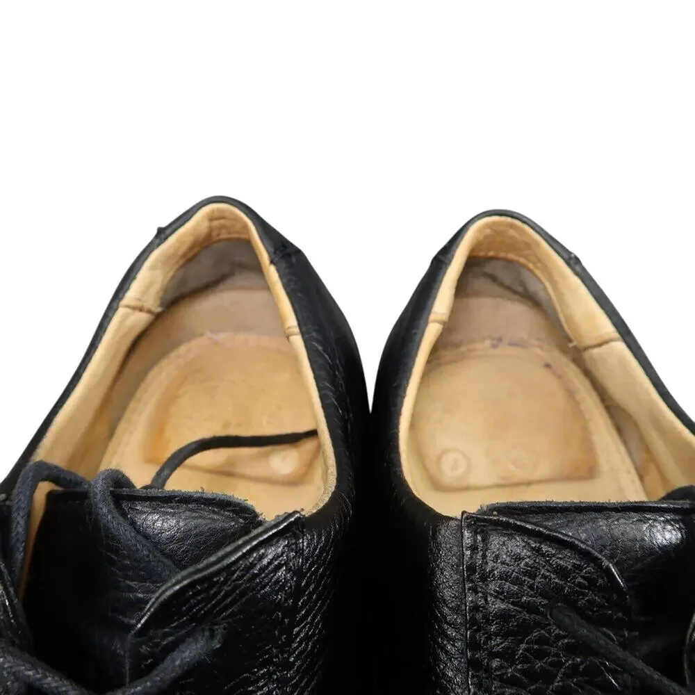 Belvedere Shoes Men 10.5 Oxford Cap Toe Duke Leather Black Classic Comfort Dress